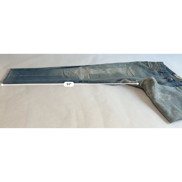 Vintage Diesel Distressed Fanker Skinny Jeans in Blue - Picture 3 of 7